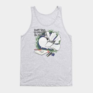 Art Pigeon Tank Top